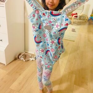 Colorful Kids One Piece Swimsuit